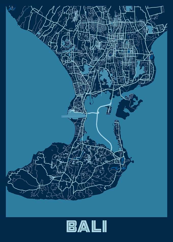 Bali Peace City Map