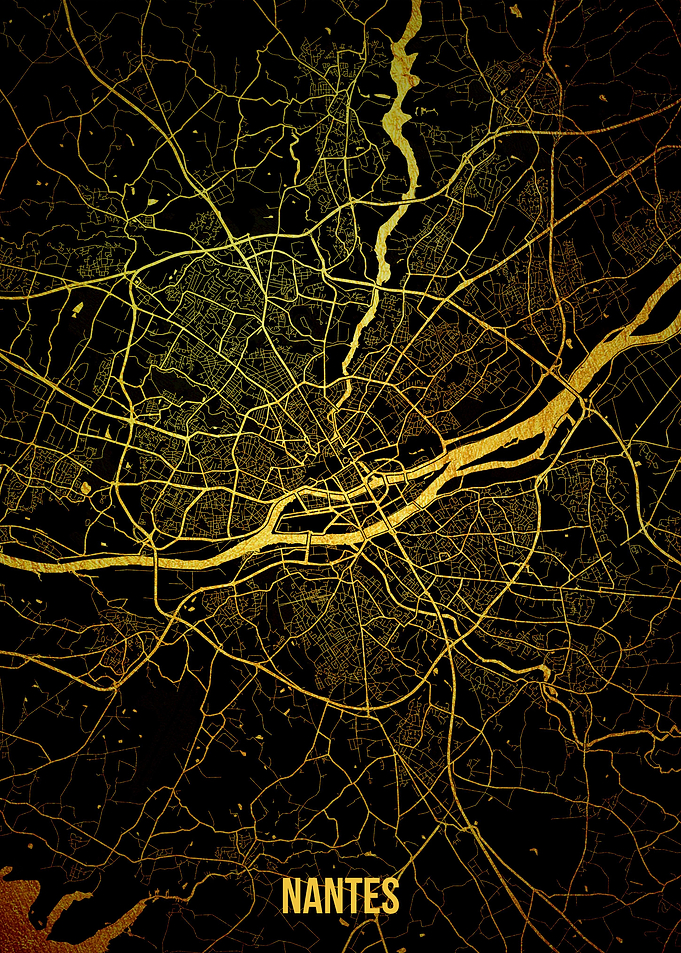 Nantes gold map
