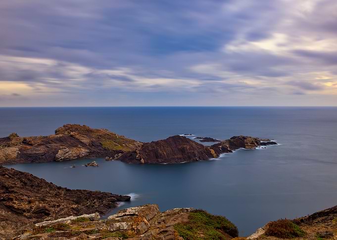 Landscapes sea sunsets sky