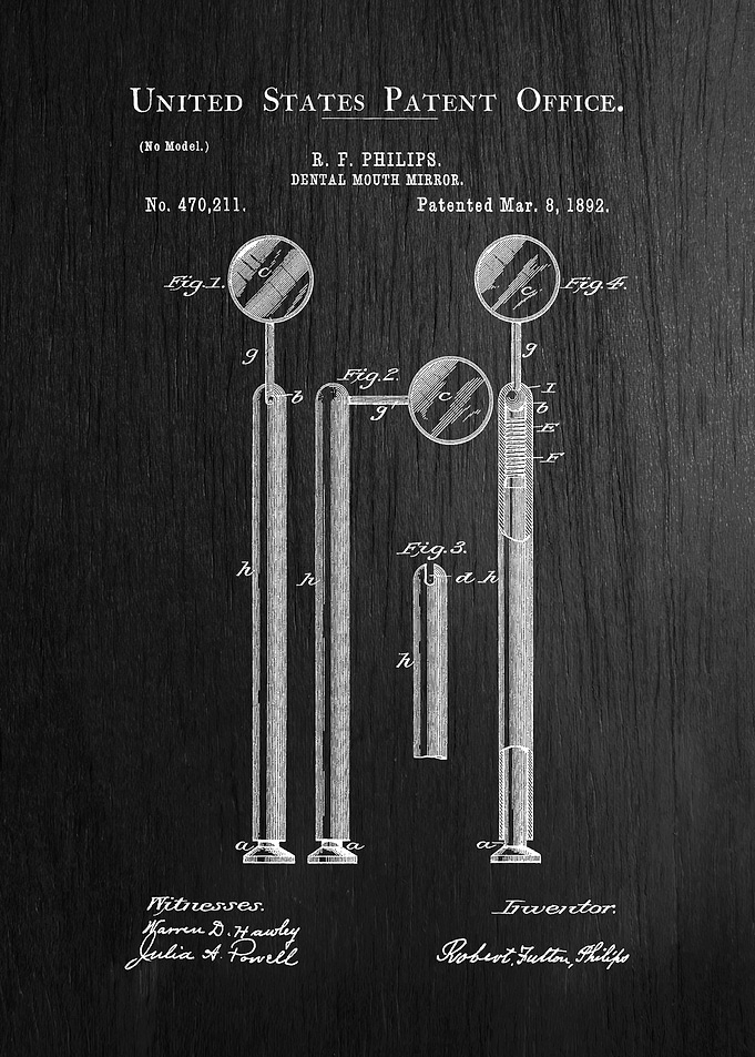 13 Dental Mirror Patent P