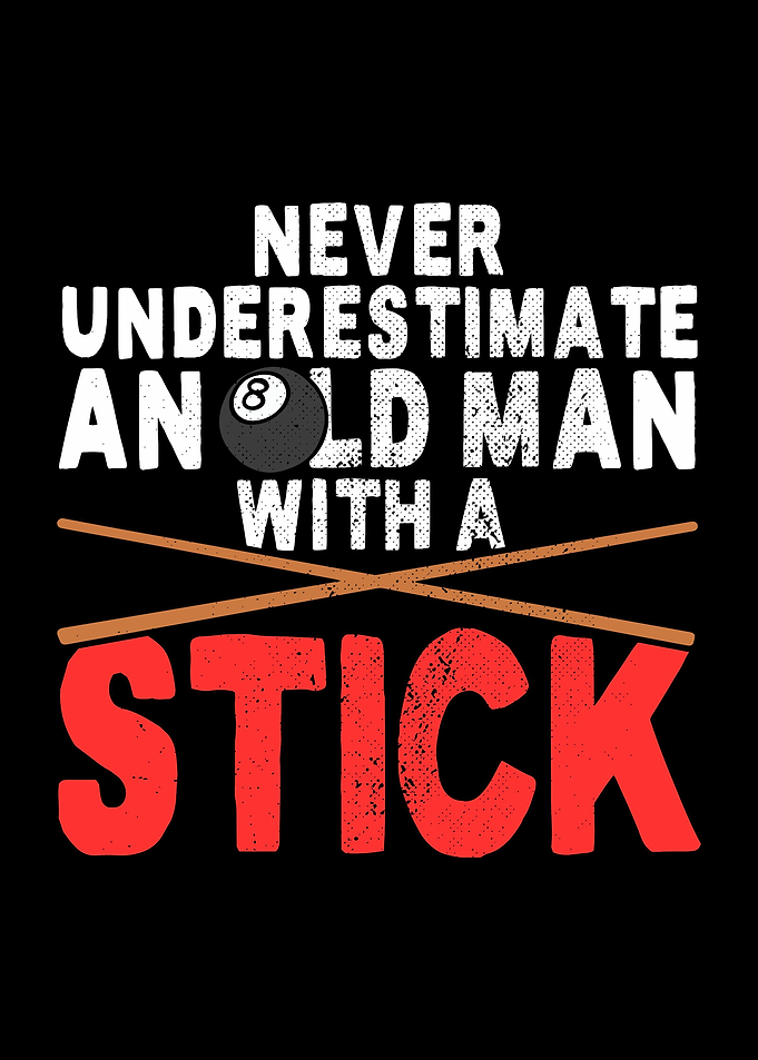 Old Man With A Stick