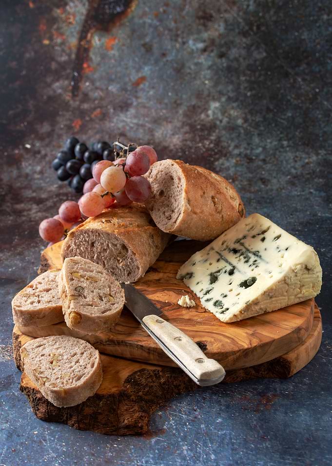 food bread and cheese