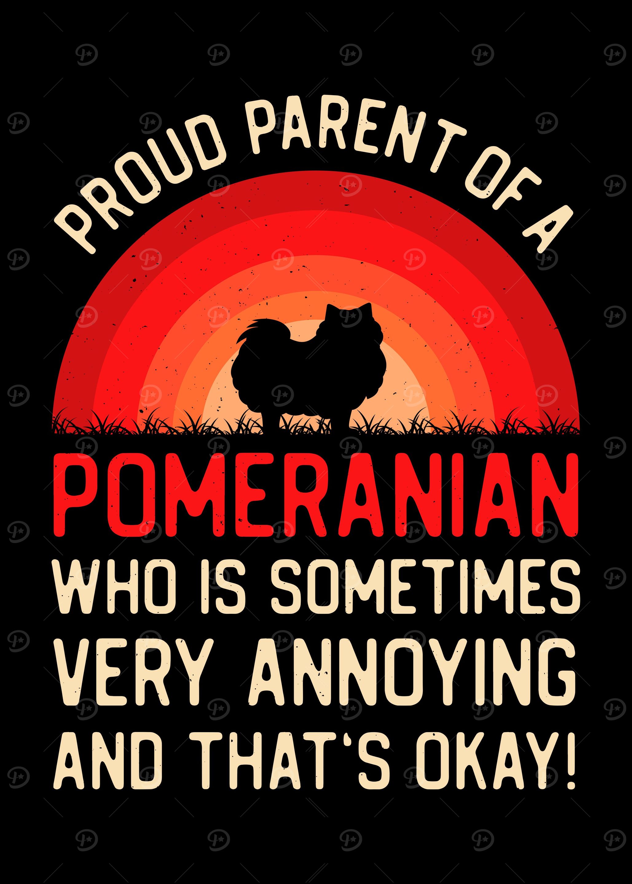 Funny Pomeranian