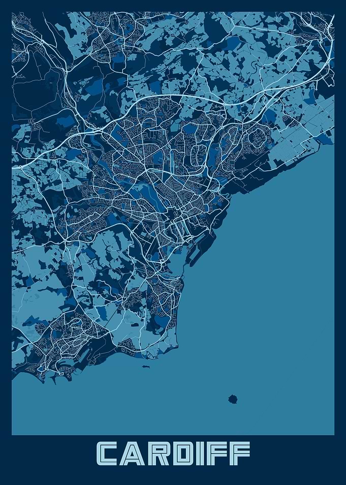 Cardiff Peace City Map