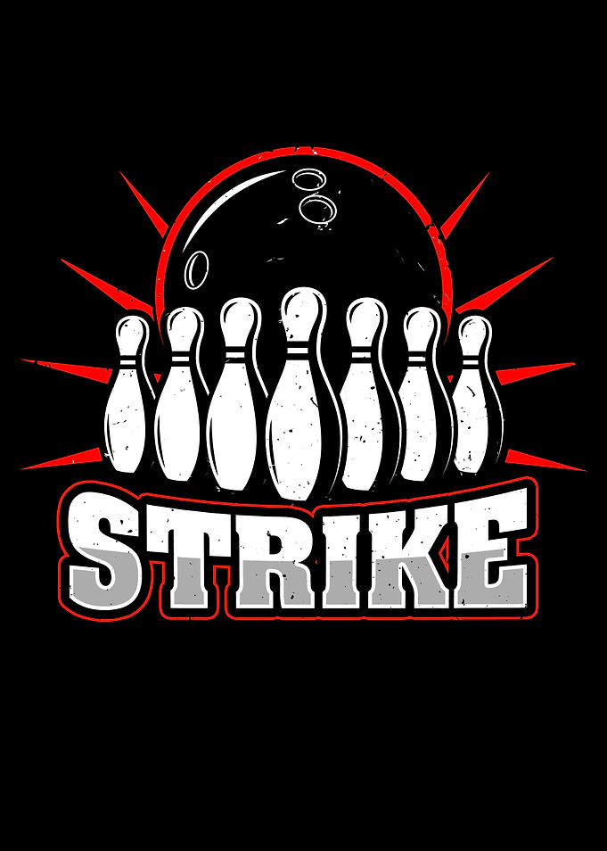 Bowling Pins Strike Bowl