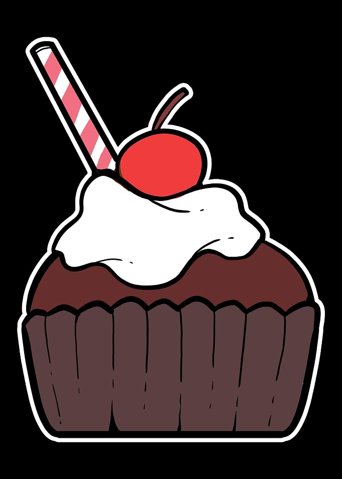 Cupcake Berries Foodie or