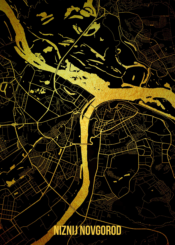 Niznij Novgorod gold map