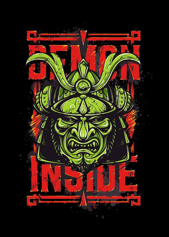 Demon Inside Samurai Mask
