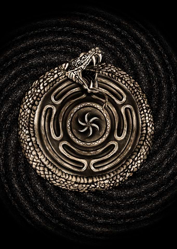 Hecate Wheel ouroboros