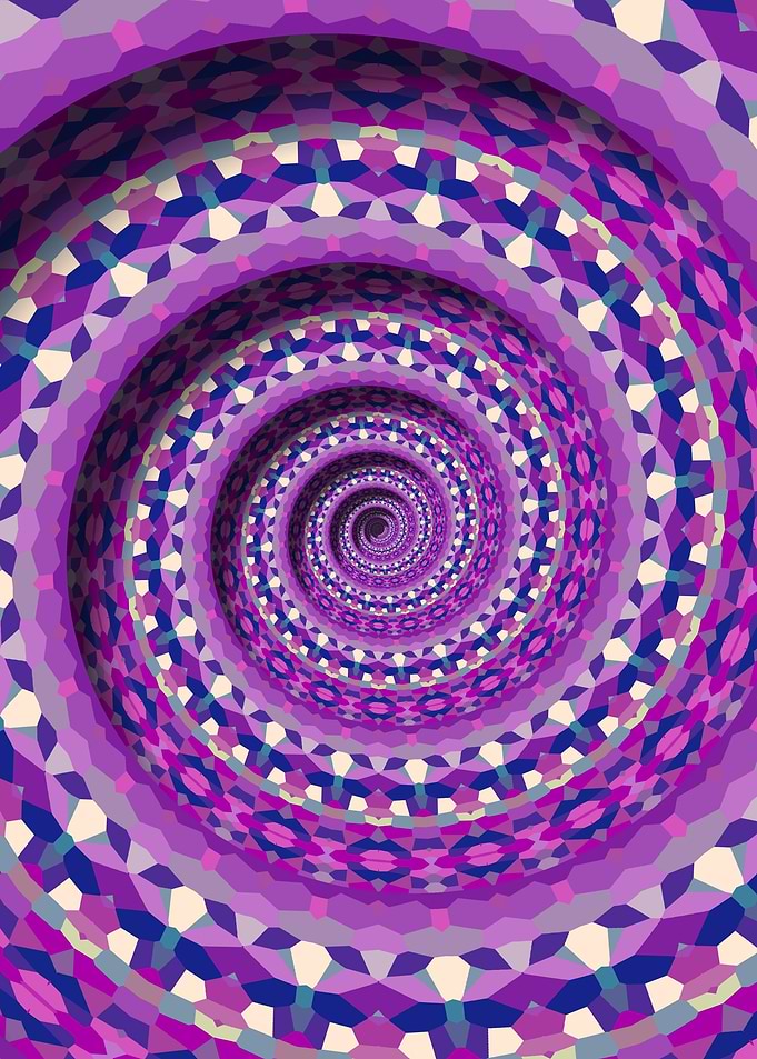 Boho Spiral Mandala