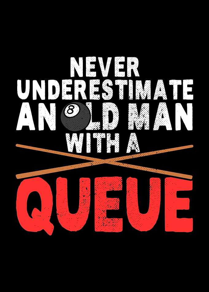 Old Man With A Queue