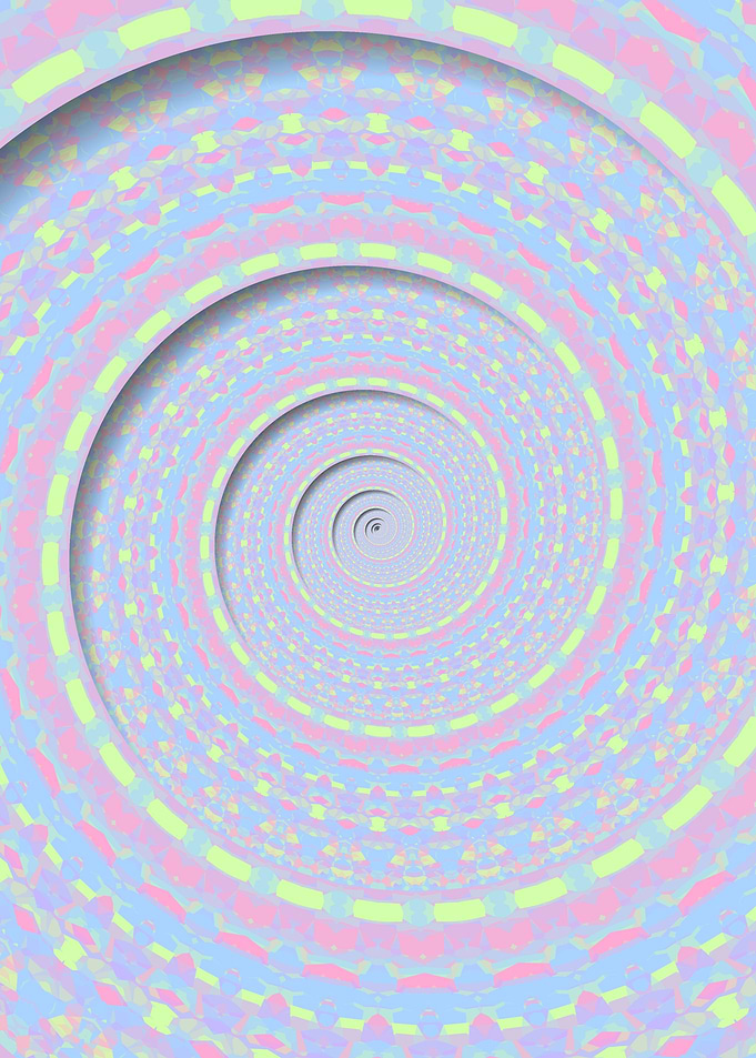 Funky Spiral Mandala
