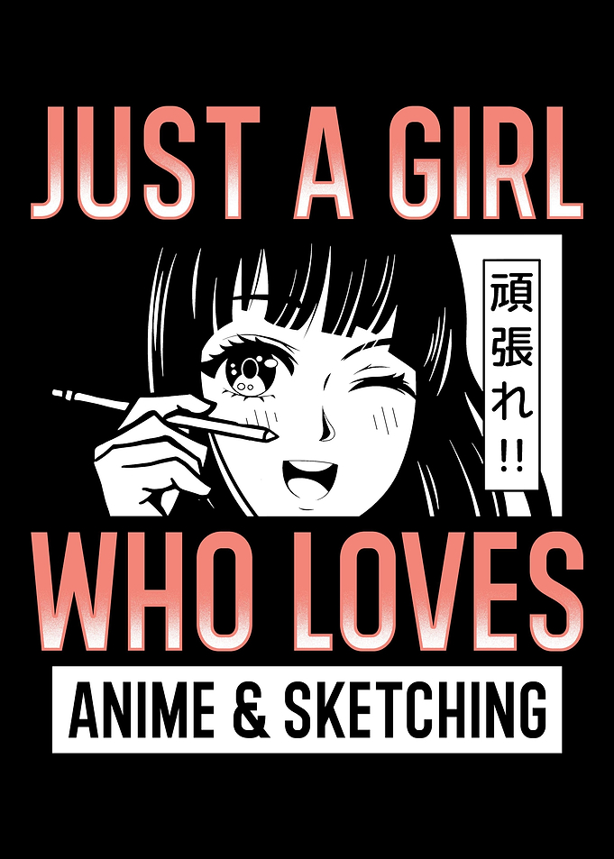Just Girl Anime Sketching
