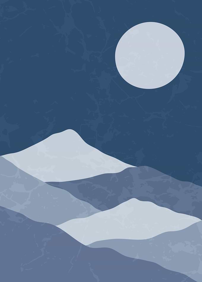 Moon Night View Art 2