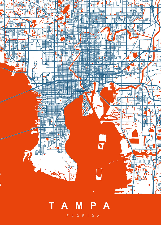 TAMPA Art Map Florida