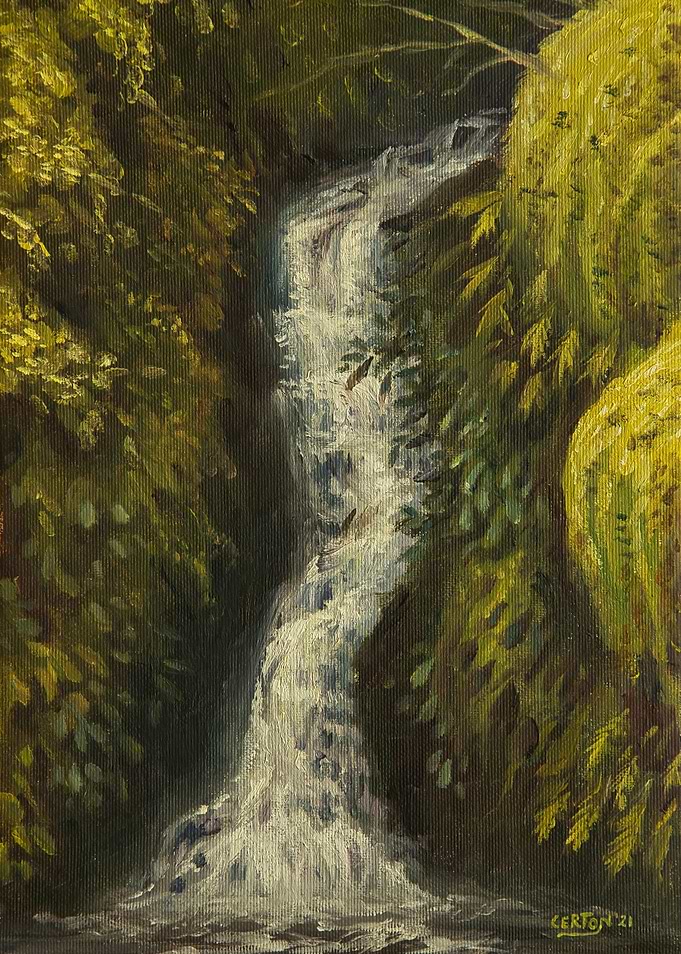 Hidden waterfall