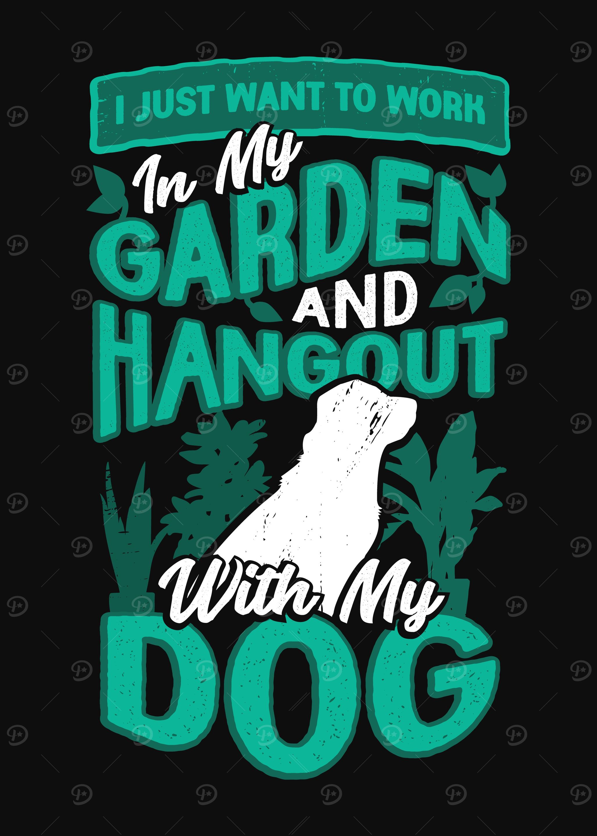 Gardening Dog Owner Design