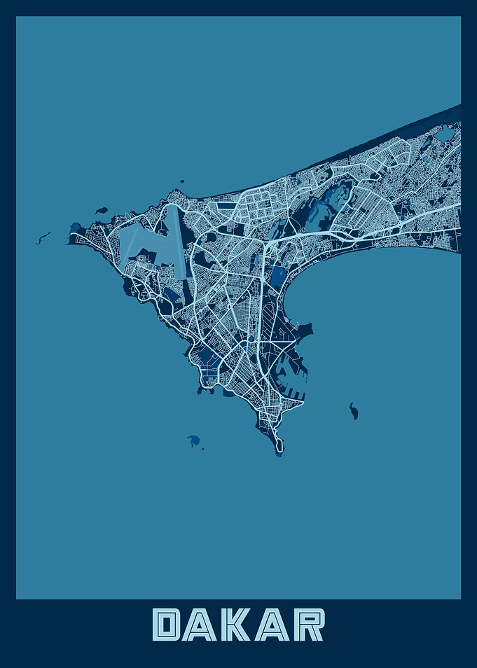 Dakar Peace City Map