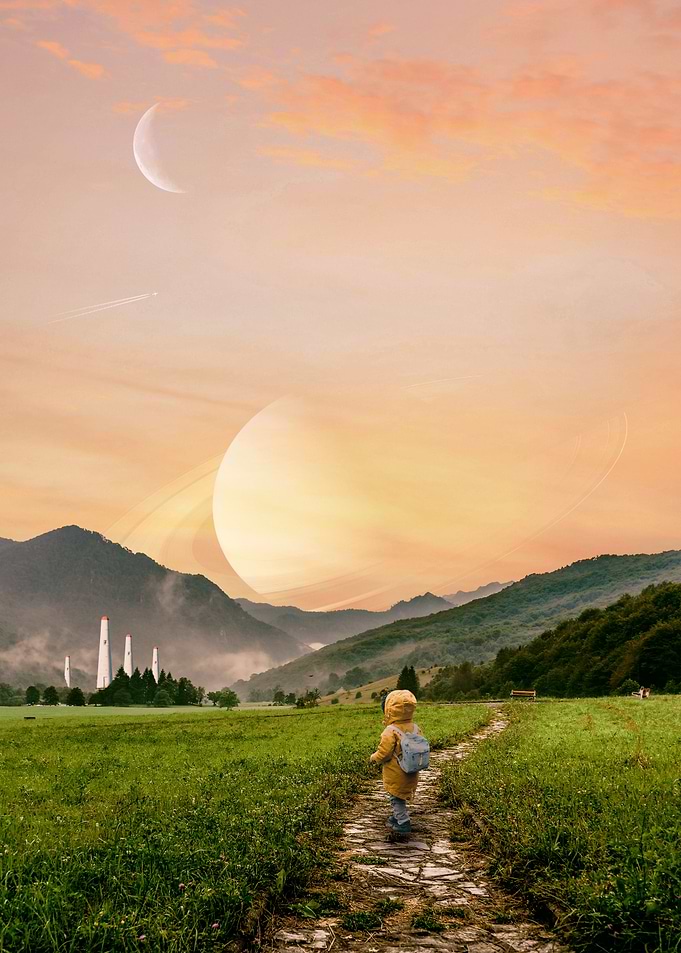Saturn Sunset
