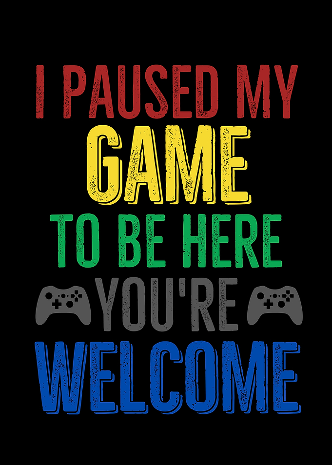 I Paused My Game To Be