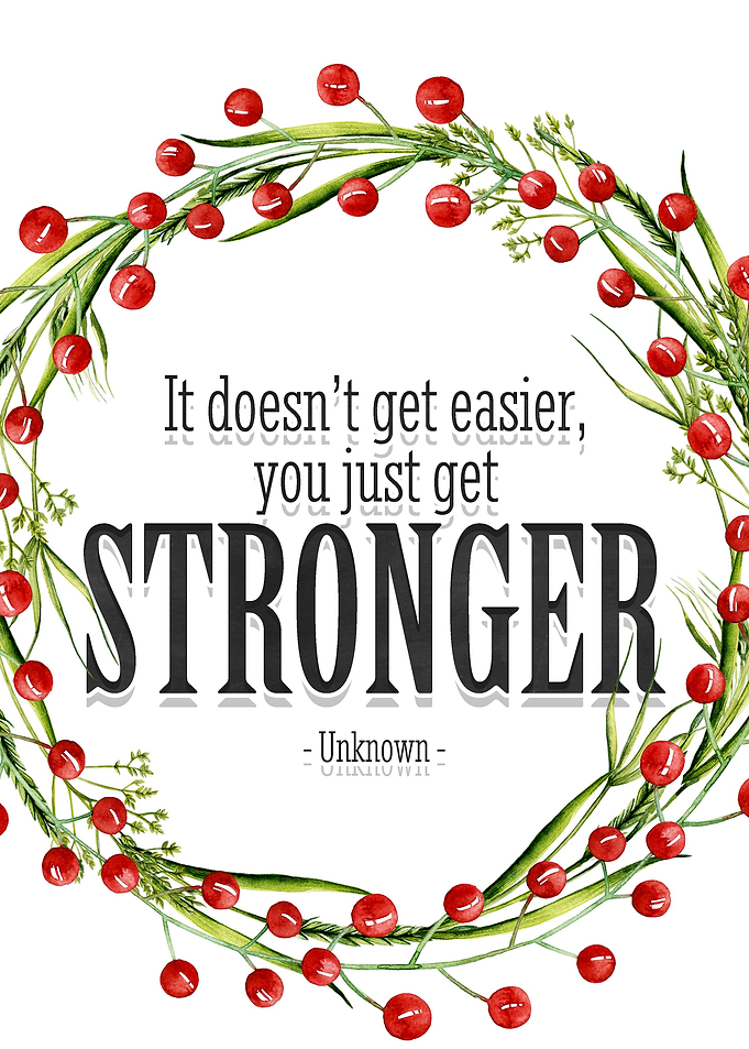 You just get stronger