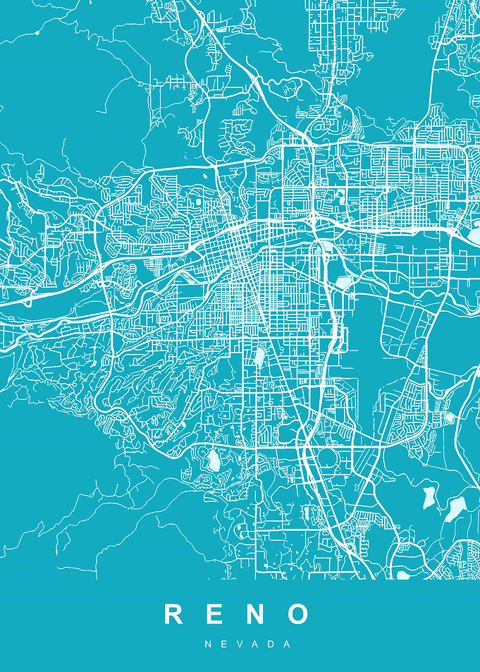 RENO Art Map Nevada
