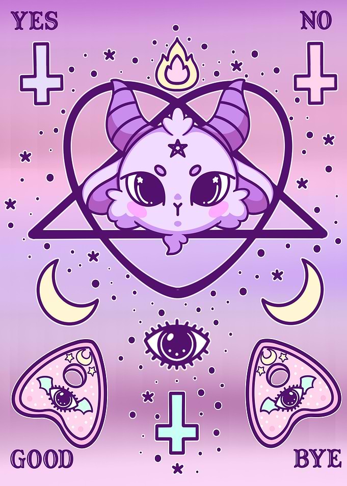 baphomet kawaii goat