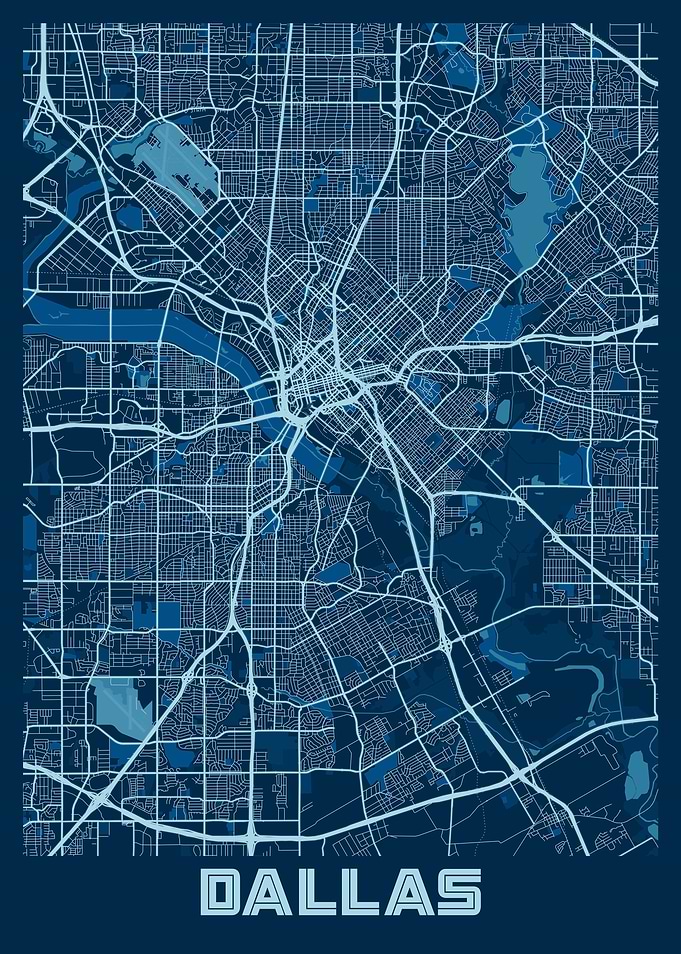 Dallas Peace City Map