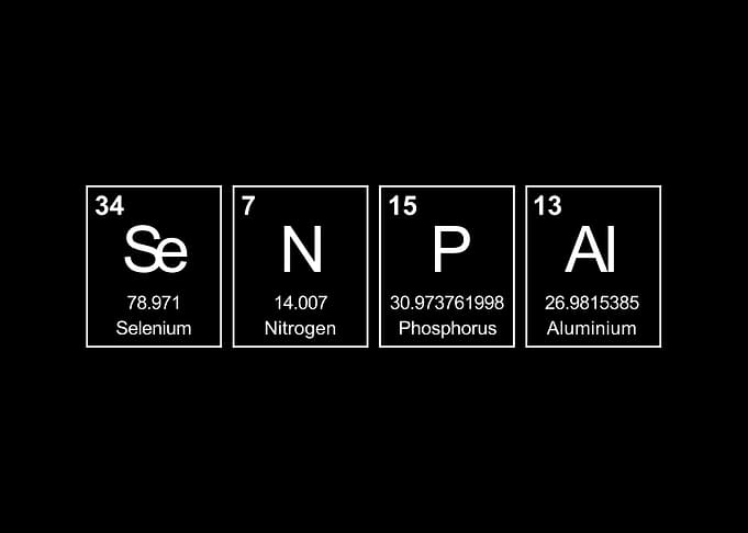 Senpai Periodic Table