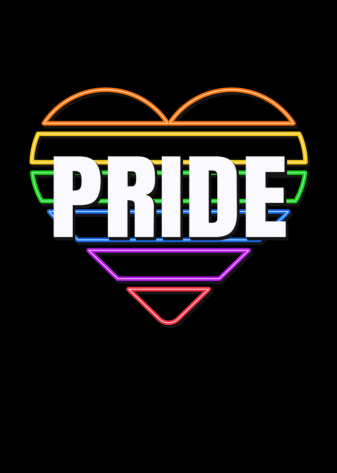 LGBTQ Pride Rainbow Heart