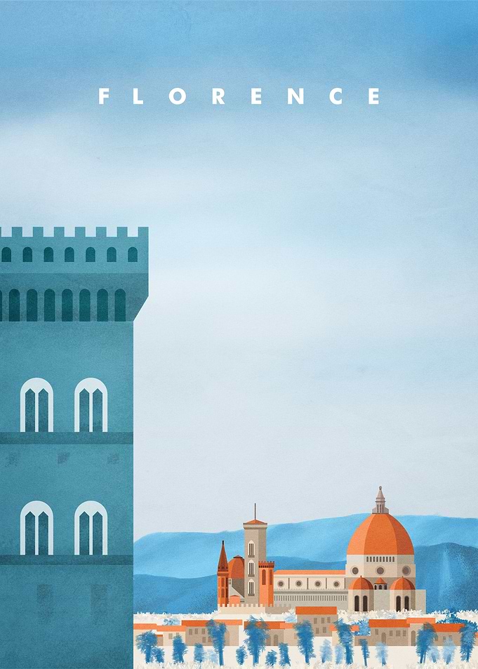 Florence Travel Poster