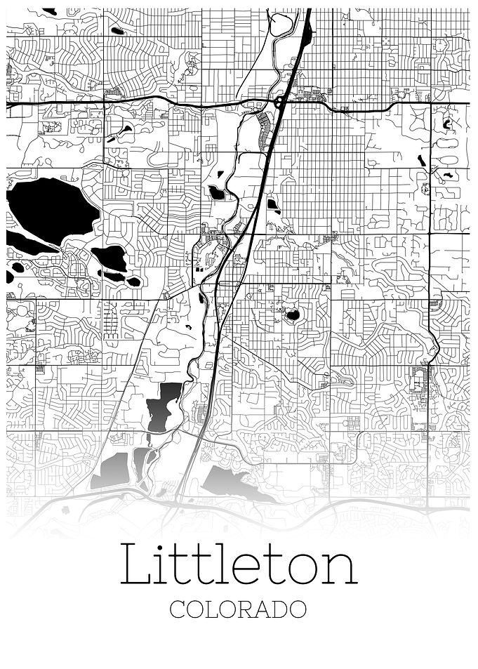 Littleton Colorado map