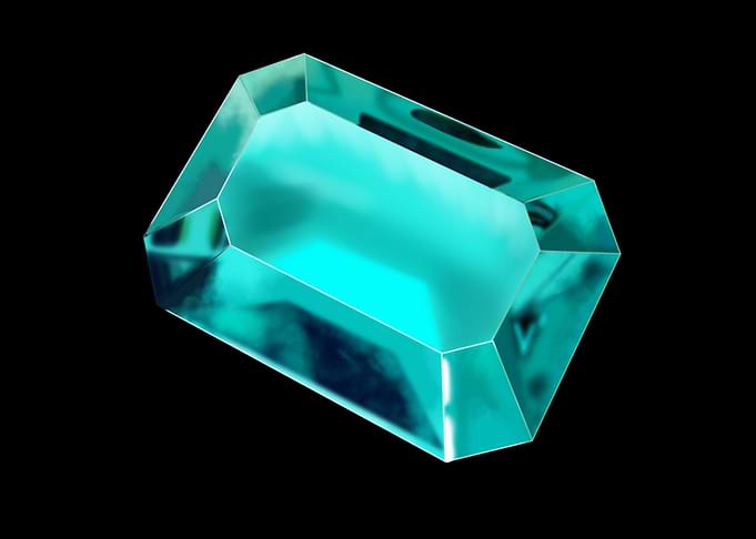 Sapphire Aquamarine stone