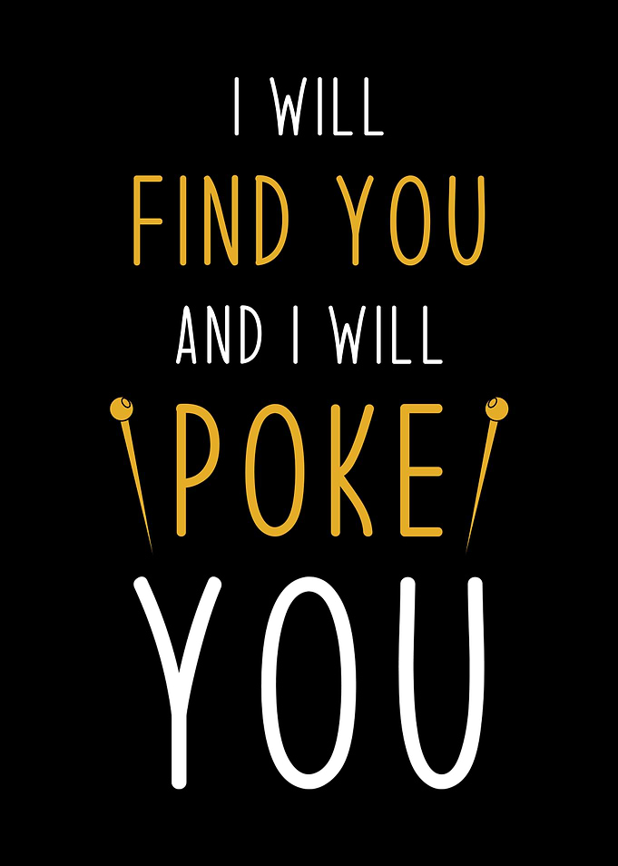 Poke Meme Annoying