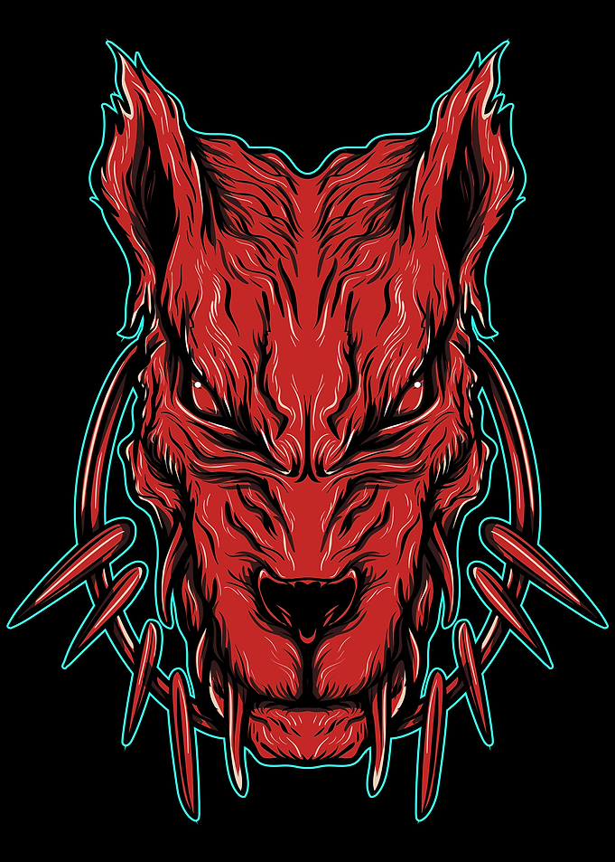 Wolf face