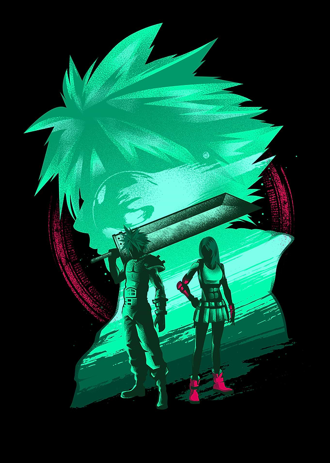 Cloud and Tifa