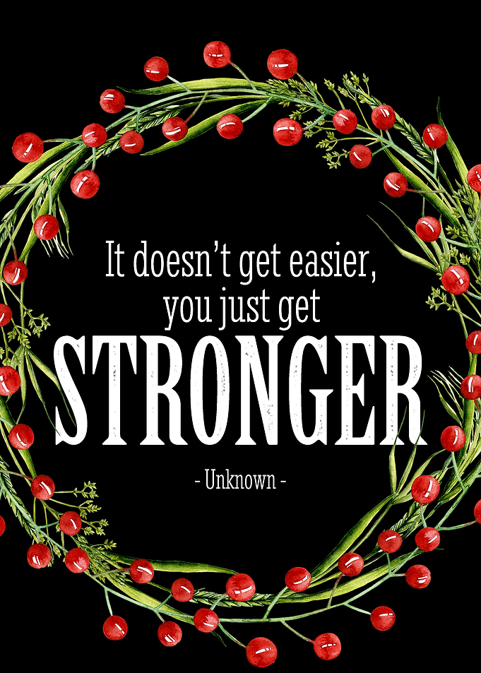 You just get stronger