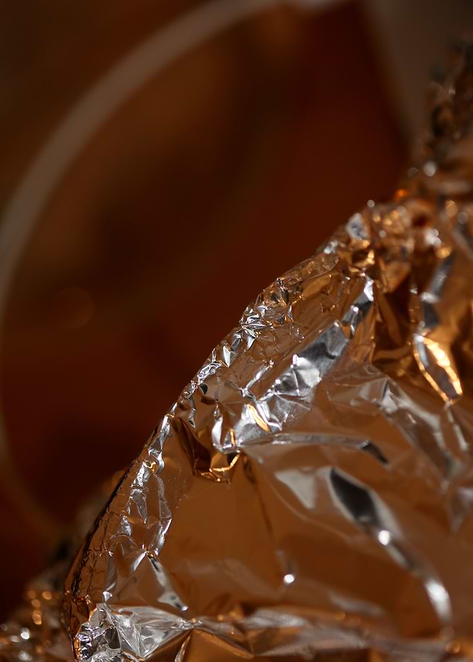 Aluminum foliage abstract