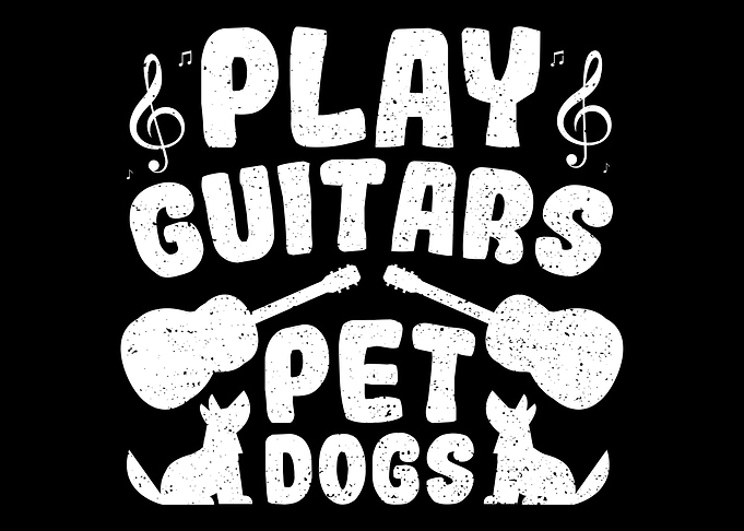 Play Guitars Pet Dogs