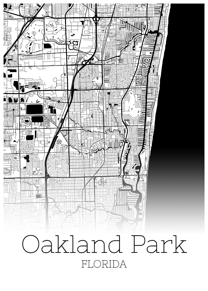 Oakland Park city map
