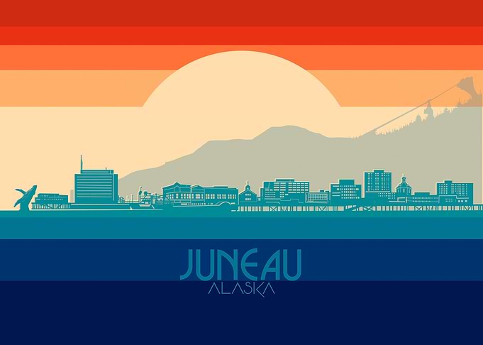 juneau skyline retro 4