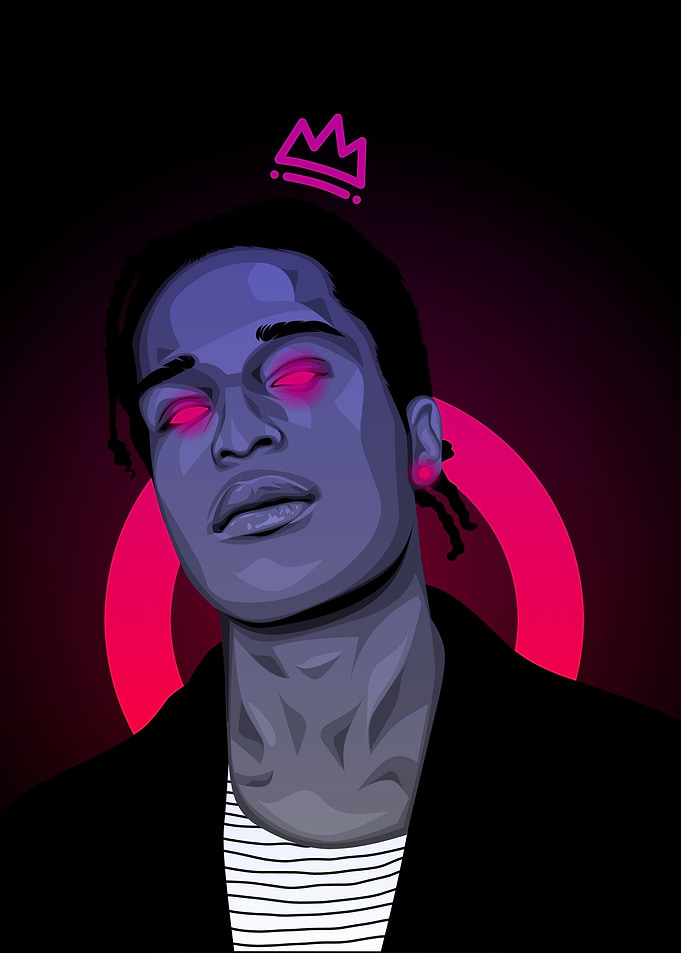 asap rocky neon