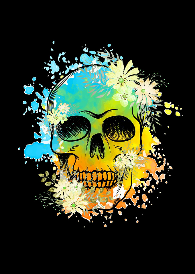 Skull Flowers