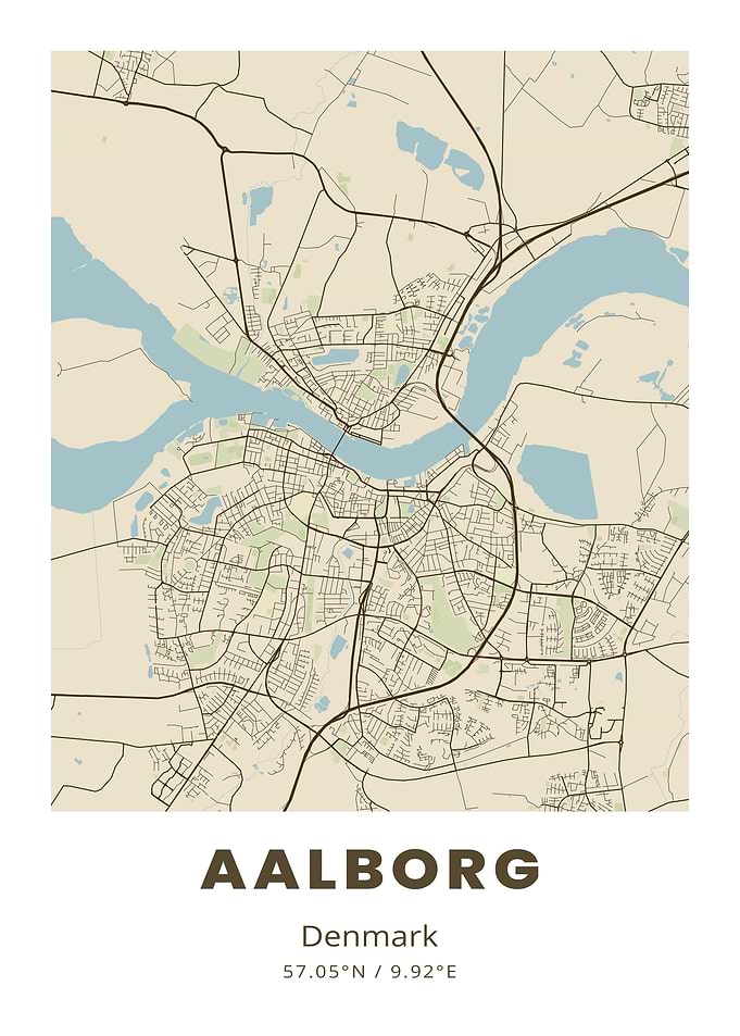 Aalborg City Map