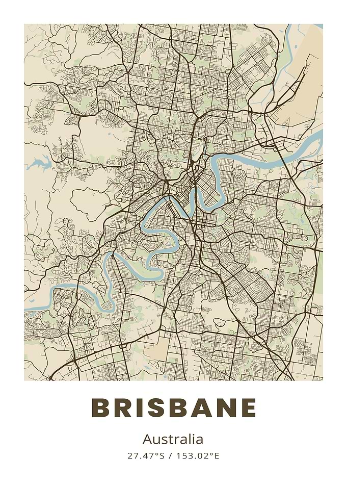 Brisbane City Map