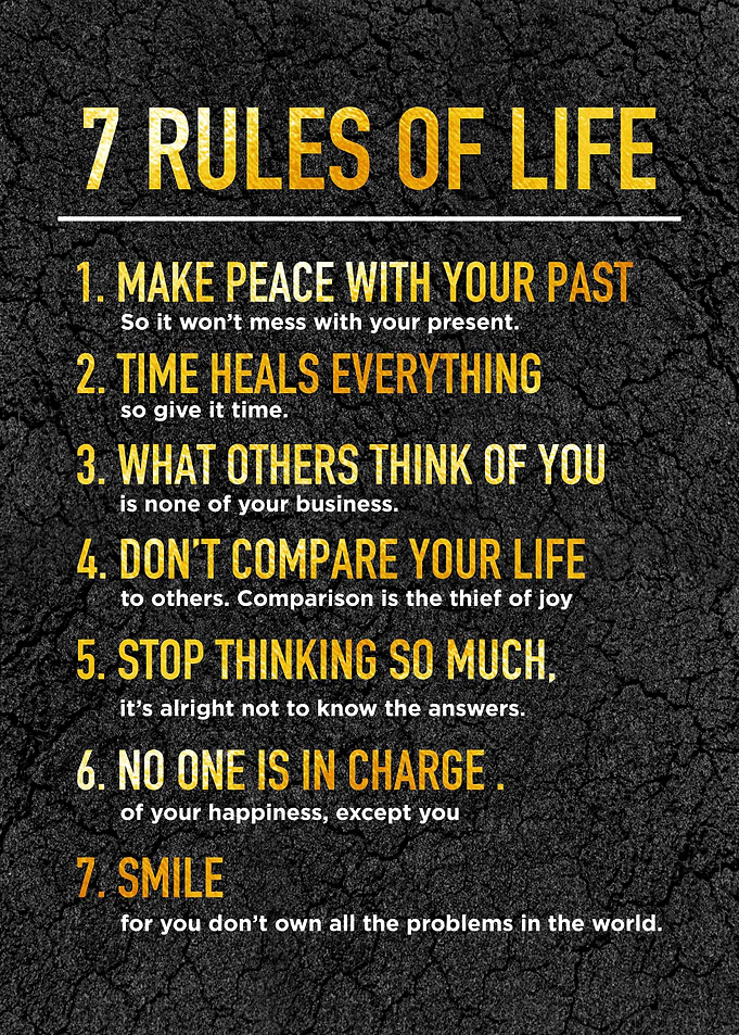 7 rules of life