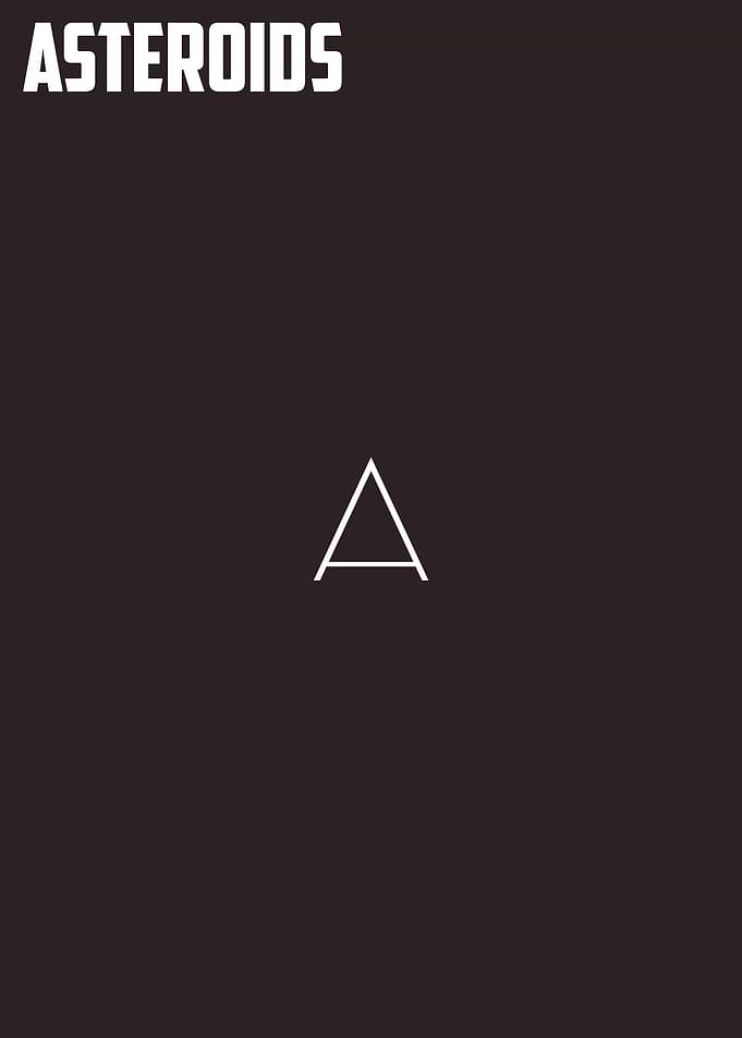 Asteroids minimalistic