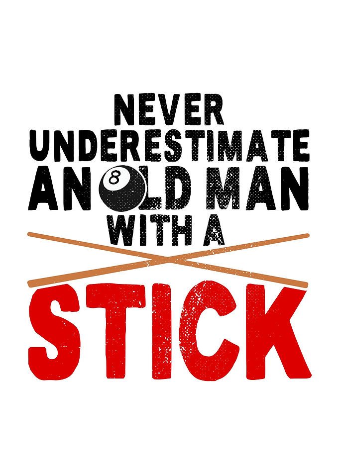 Old Man With A Stick