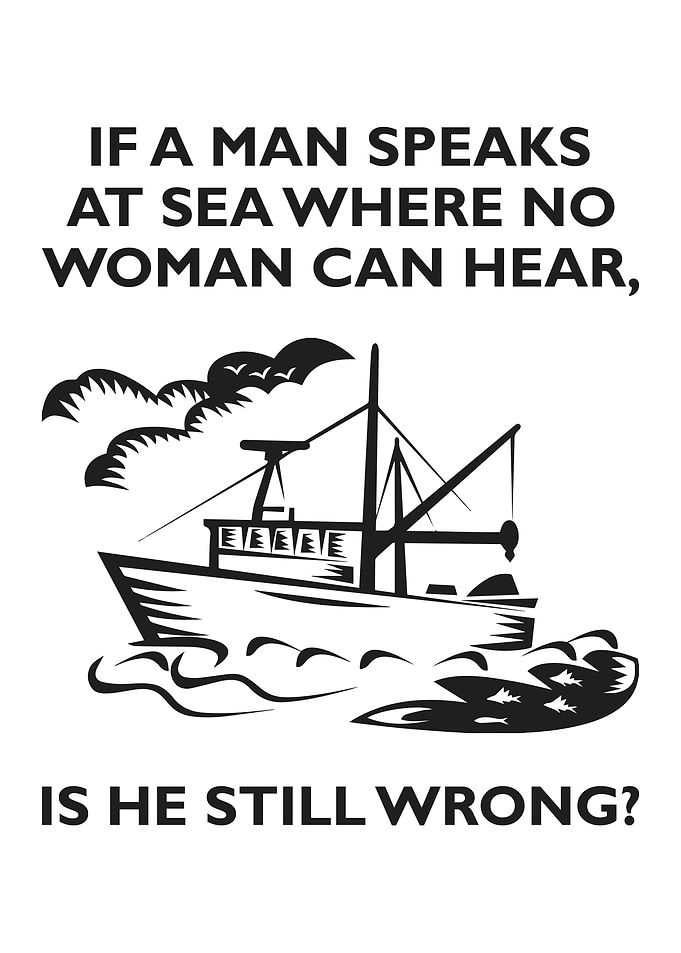 If A Man Speaks At Sea