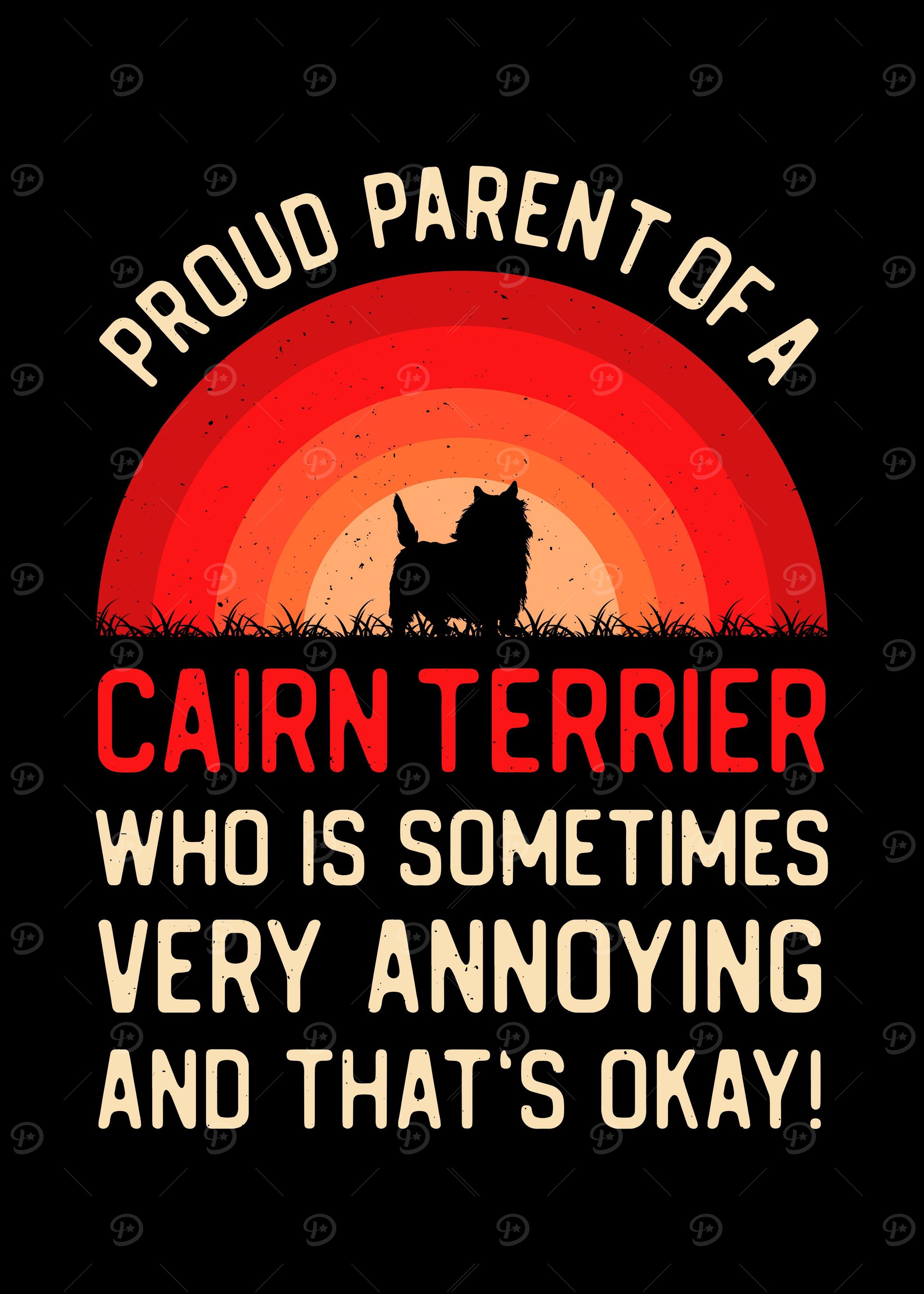 Funny Cairn Terrier